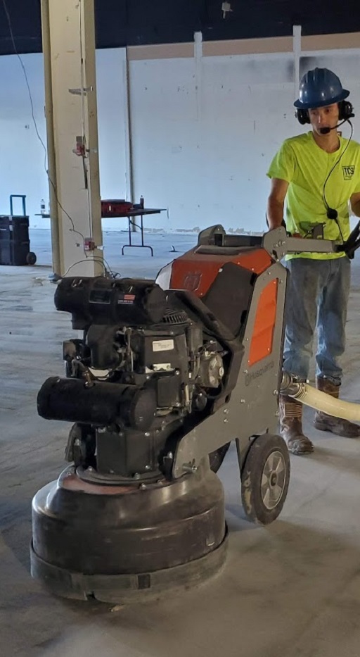 commercial concrete floor cleaning